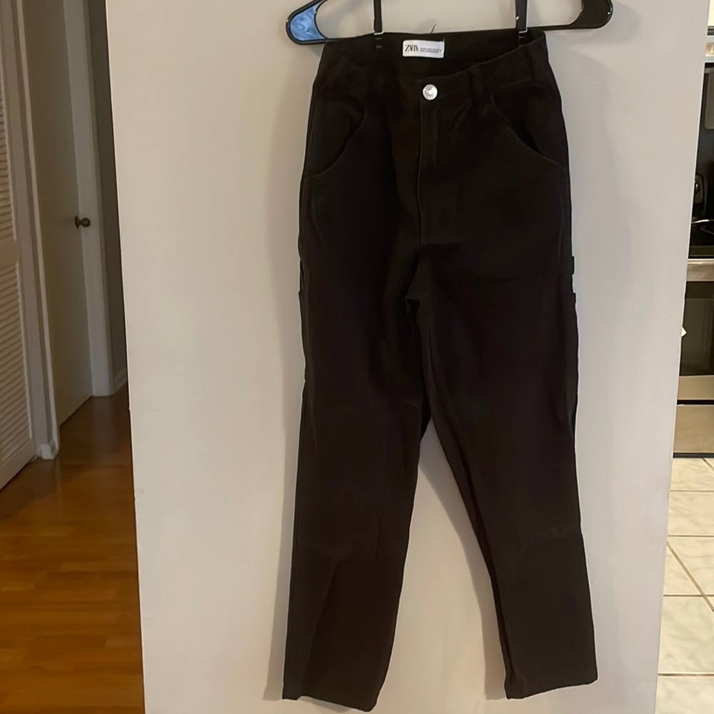 Black Zara Cargo pants